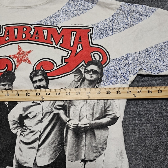 Vintage Alabama Band T Shirt Men’s XL Country Rock Music 1992 Belton USA RARE - Picture 14 of 16